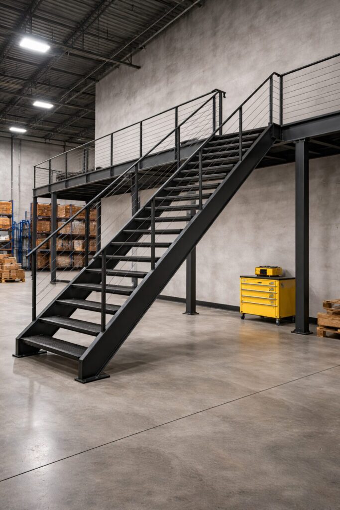 escaleras metálicas acero inoxidable